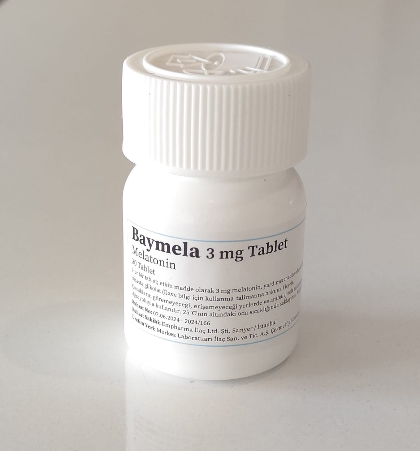 Baymela 3mg tablet bottle